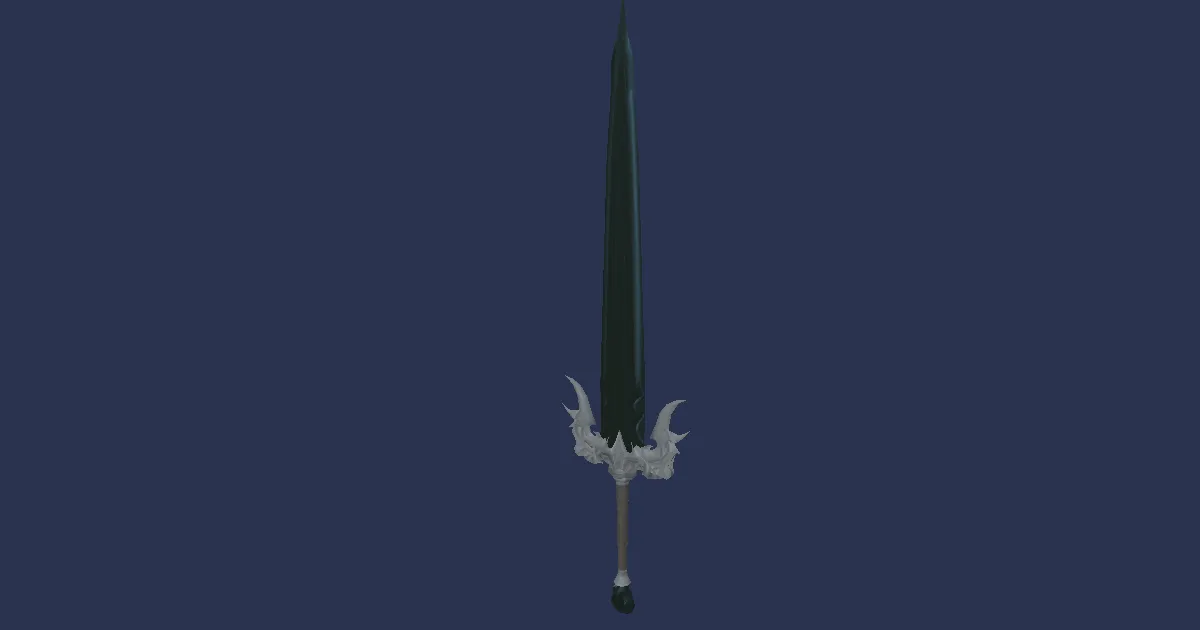 Rendu 3D de Claymore en mithrite