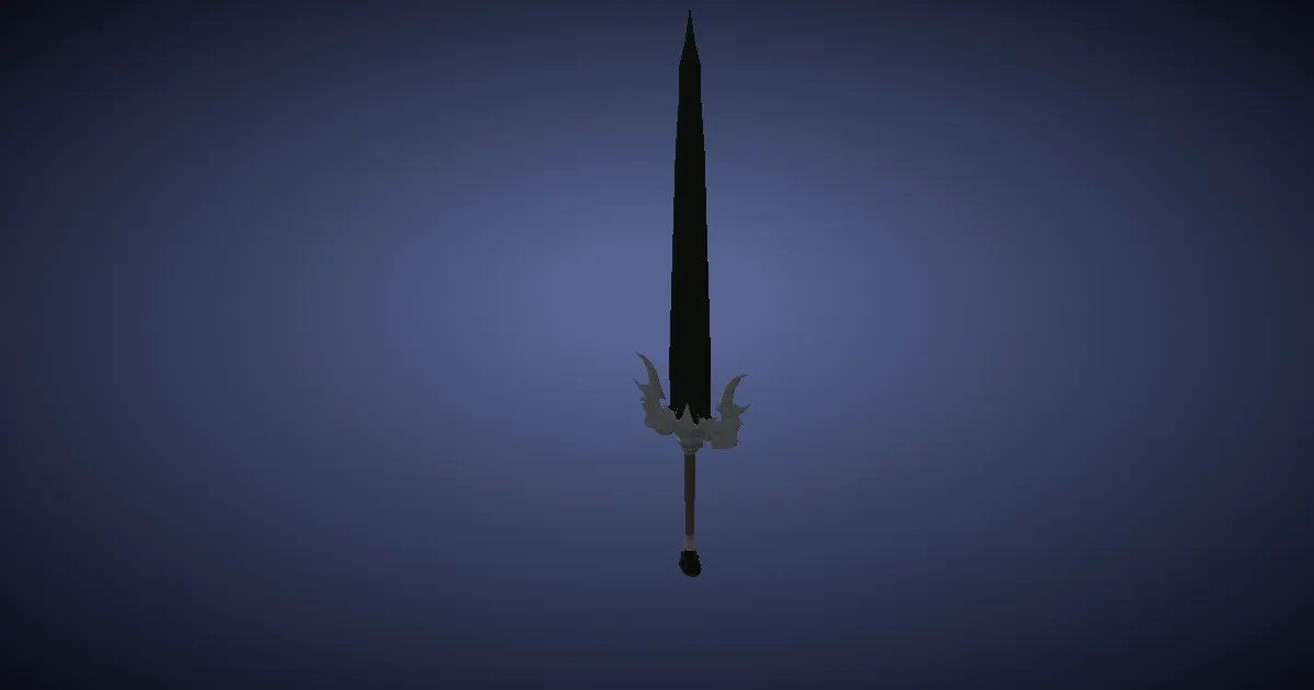 Rendu 3D de Claymore en mithrite
