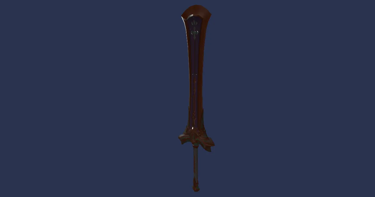 3D-Ansicht von Bergchromeisen-Guillotine