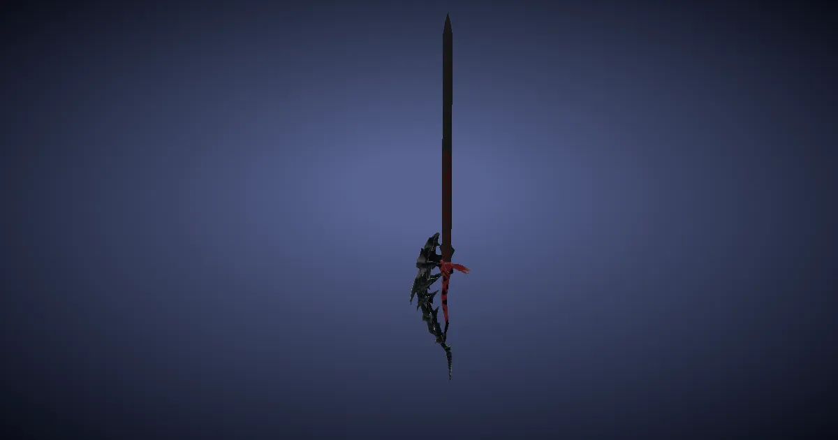 Rendu 3D de Grande épée de Susano