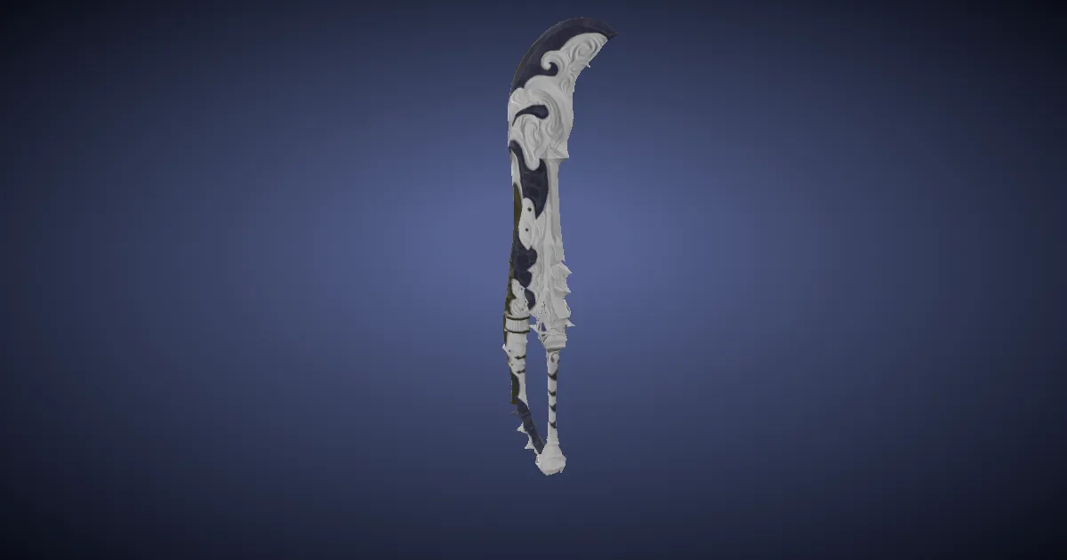 Byakko's Greatsword - 3D render
