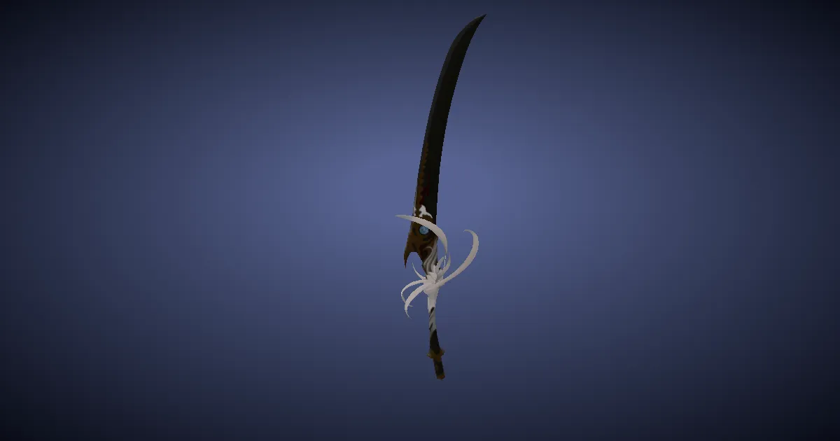 Tsukuyomi's Odachi - 3D render
