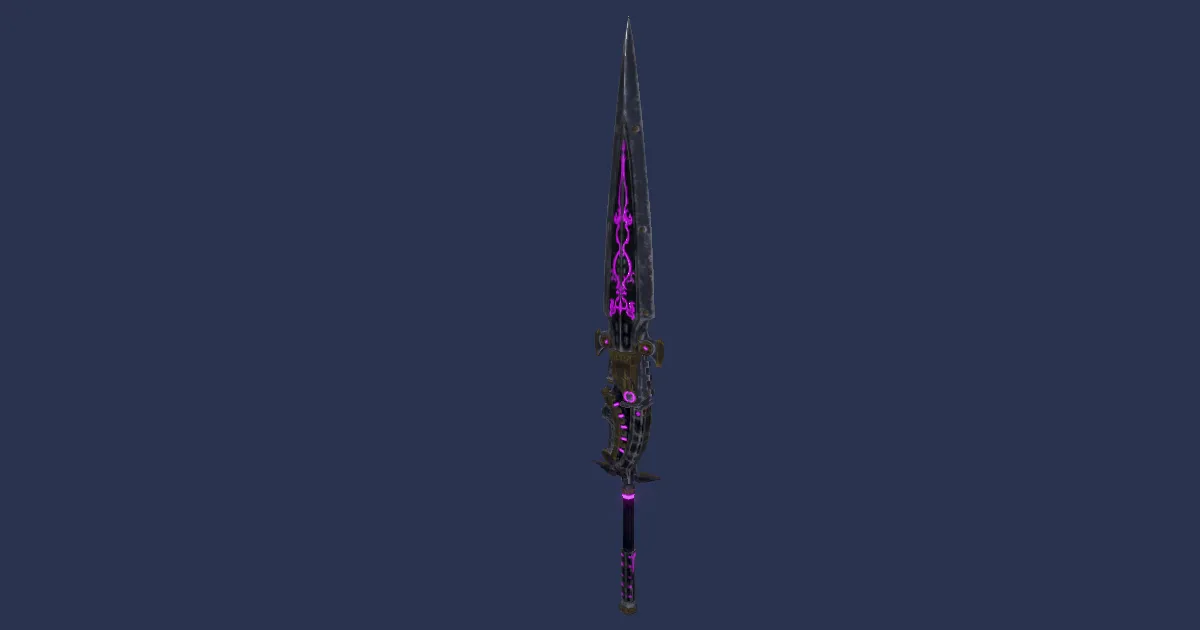 Ra'Kaznar Greatsword - 3D render