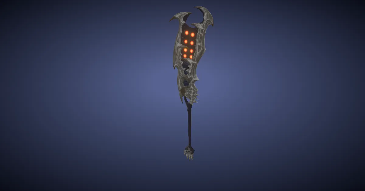 Diamond Zeta Guillotine - 3D render