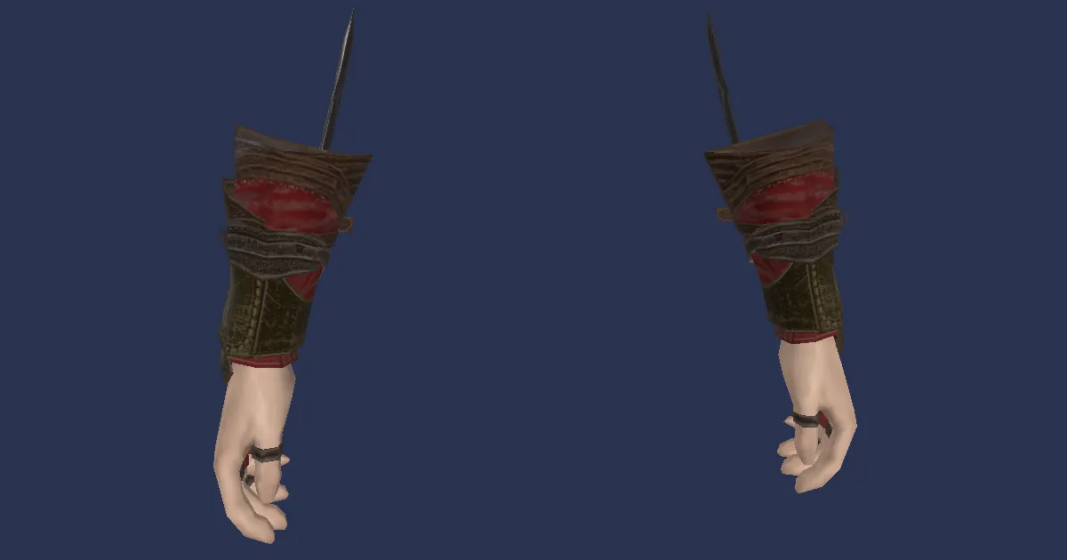 Augmented Rinascita Knuckles - 3D render