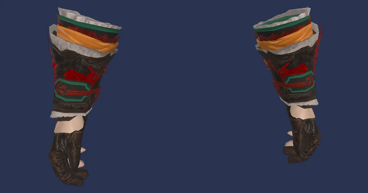 3D-Ansicht von Majestätische Manderville-Fäuste (matte Replik)