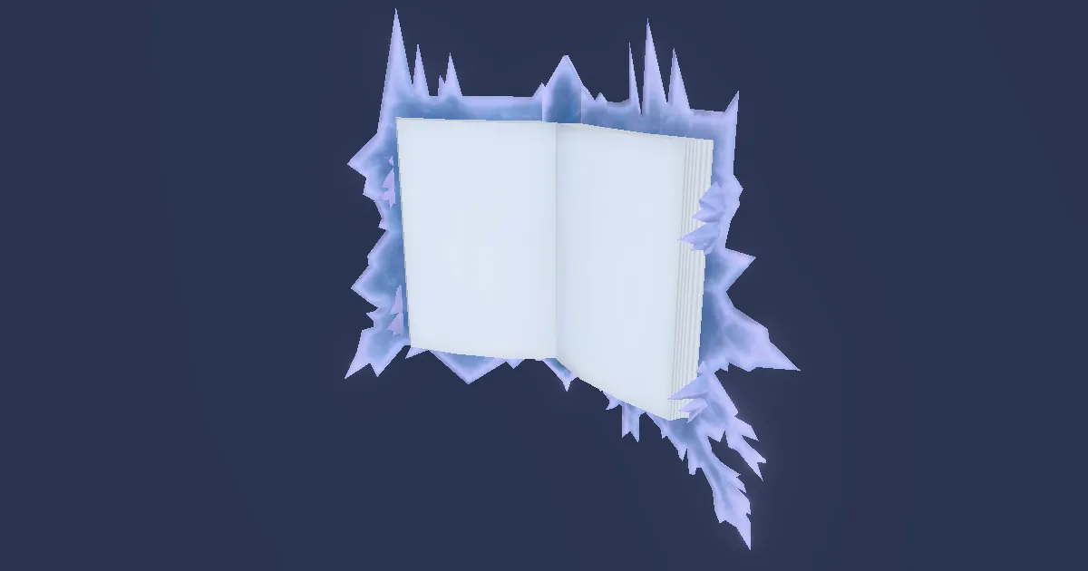True Grimoire of Ice - 3D render