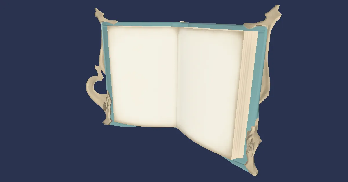 3D-Ansicht von Dhalmelleder-Grimoire