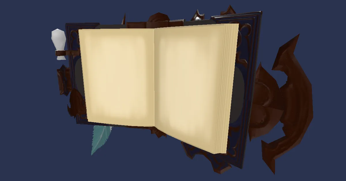 Loboskin Grimoire - 3D render