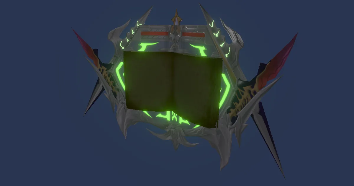 Shinryu's Grimoire - 3D render