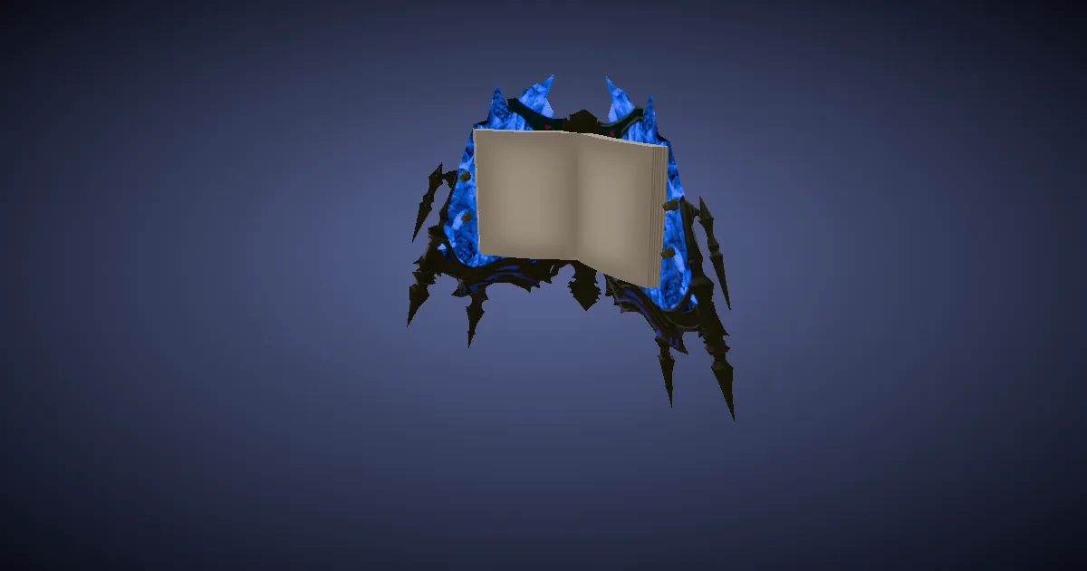 Rendu 3D de Grimoire en azuresprit