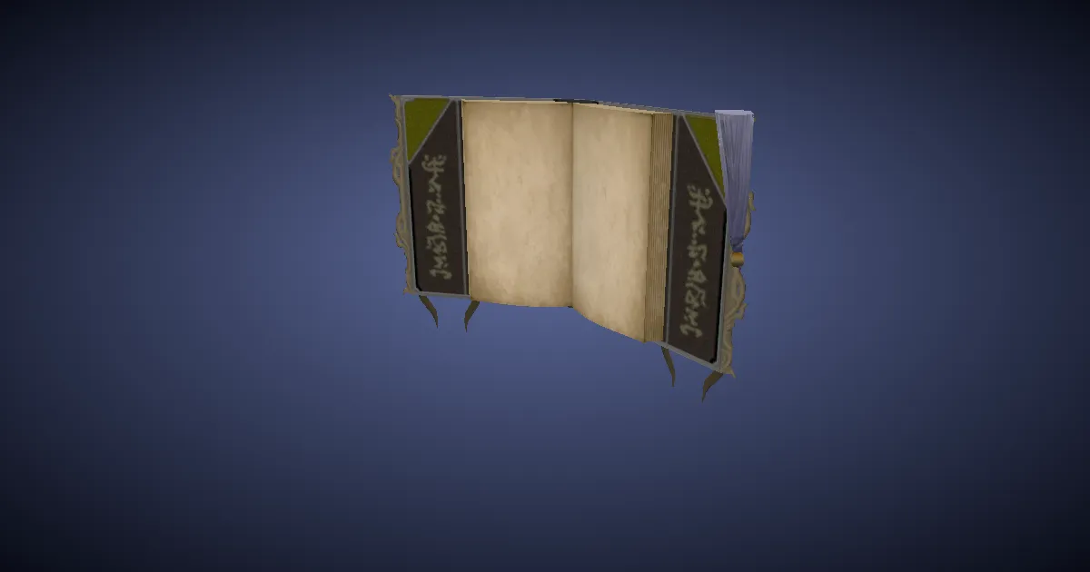 Rendu 3D de Écrit de Seiryû