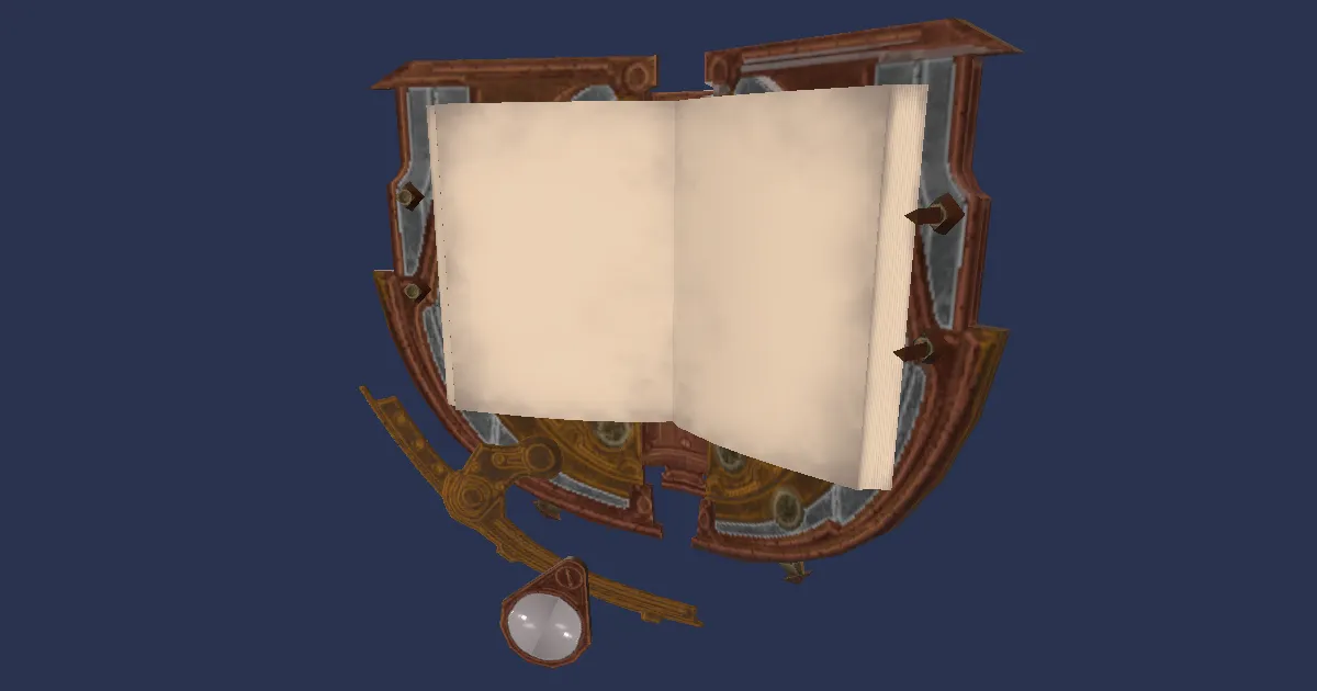 Ophiotauroskin Magitek Codex - 3D render