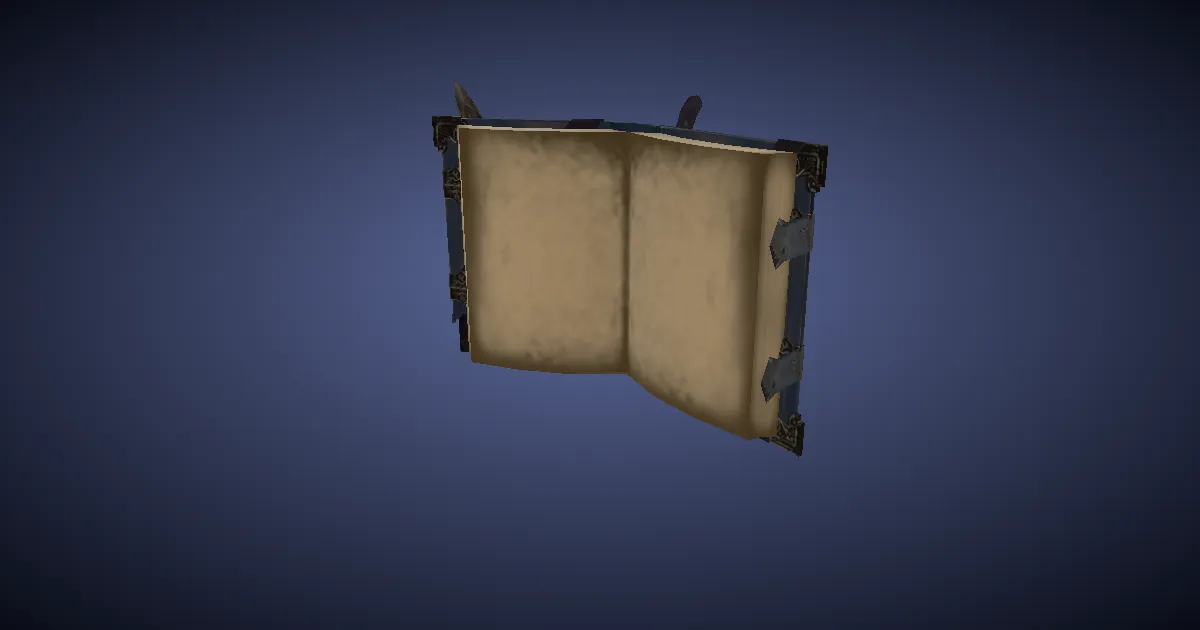 Rendu 3D de Codex de rôdeur des cryptes amélioré