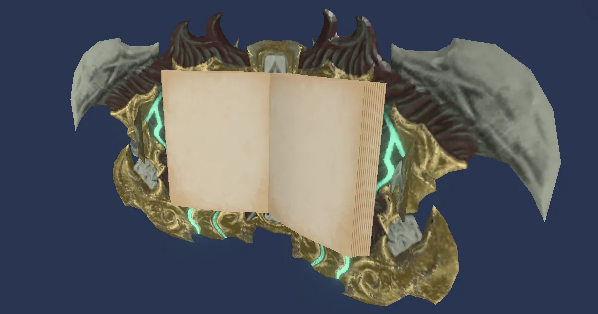 Emerald Codex - 3D render