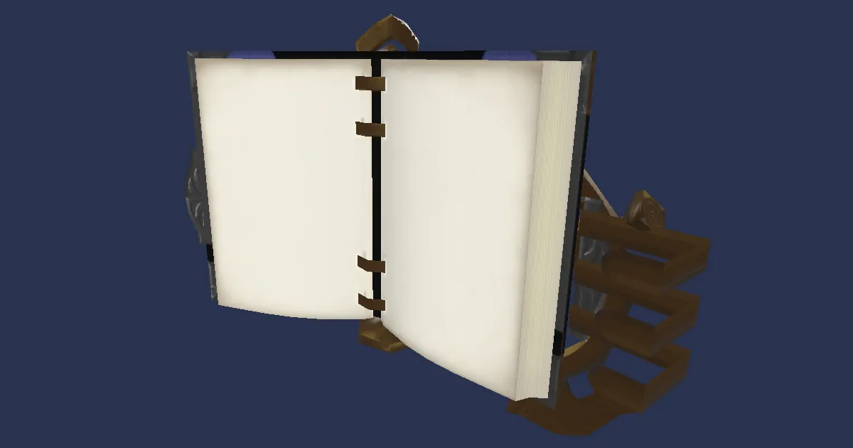 Dragonskin Grimoire - 3D render