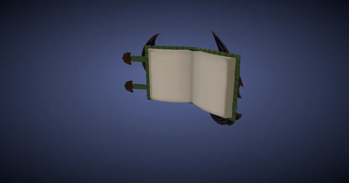 Weathered Grimoire - 3D render