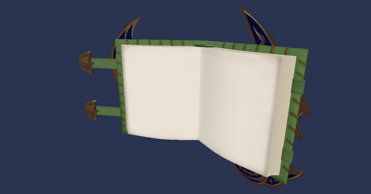 Weathered Grimoire - 3D render