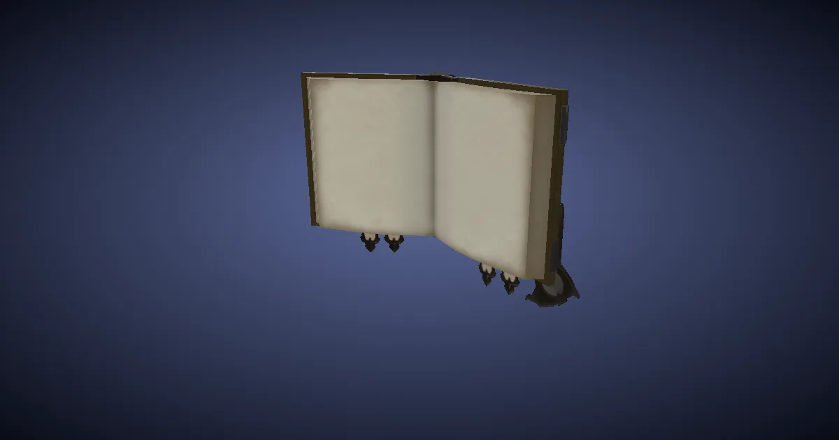 3D-Ansicht von Wyvernleder-Kodex