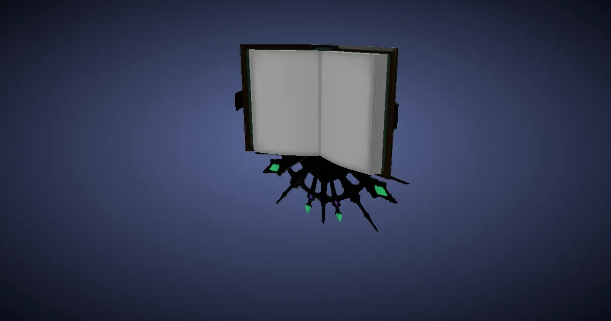 Marid Leather Codex - 3D render