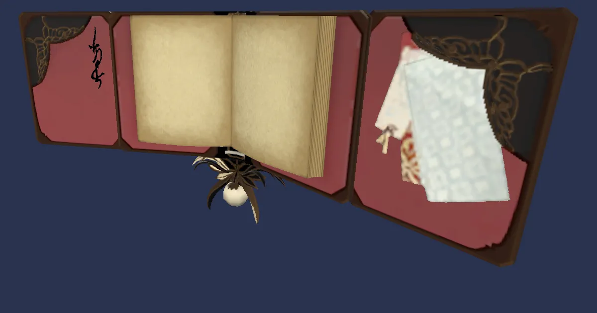 Tsukuyomi's Grimoire - 3D render