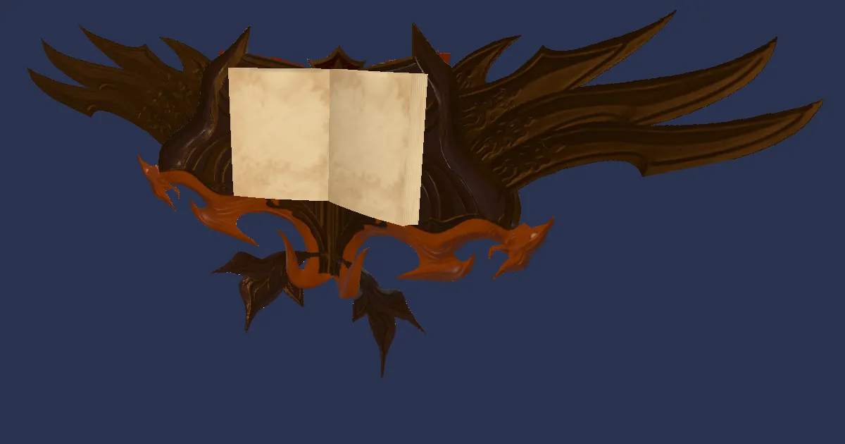 Suzaku's Grimoire - 3D render