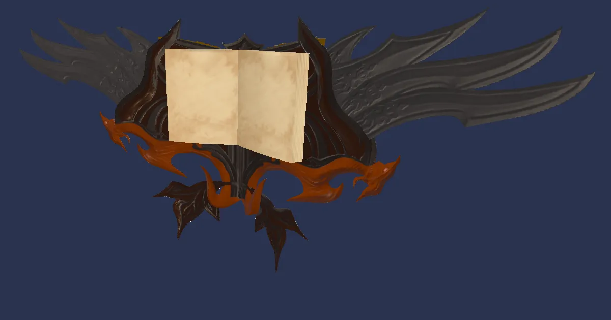 Rendu 3D de Écrit de Suzaku