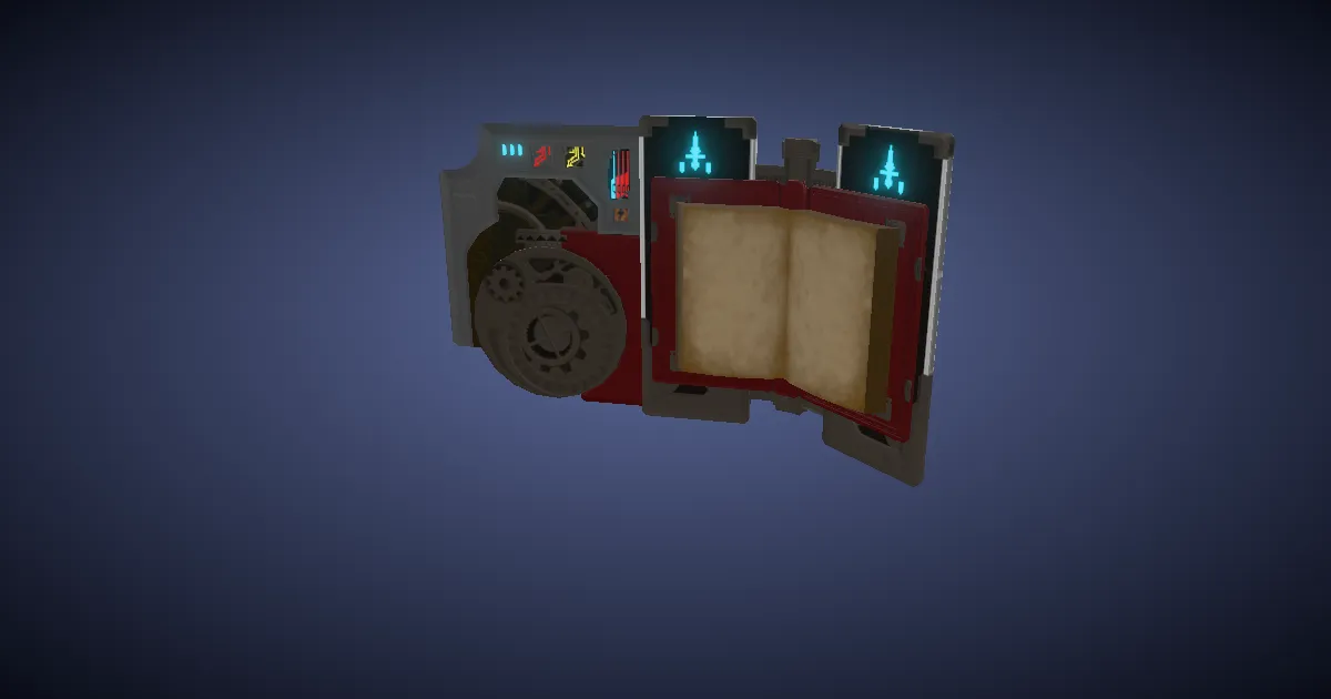 3D-Ansicht von Modifiziertes Scaeva-Magitek-Grimoire