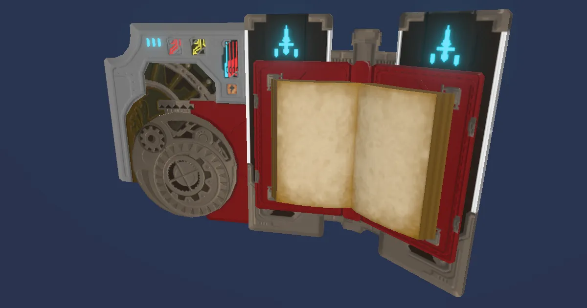 3D-Ansicht von Modifiziertes Scaeva-Magitek-Grimoire