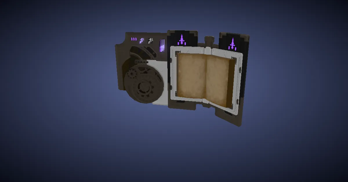 Saigaskin Grimoire - 3D render