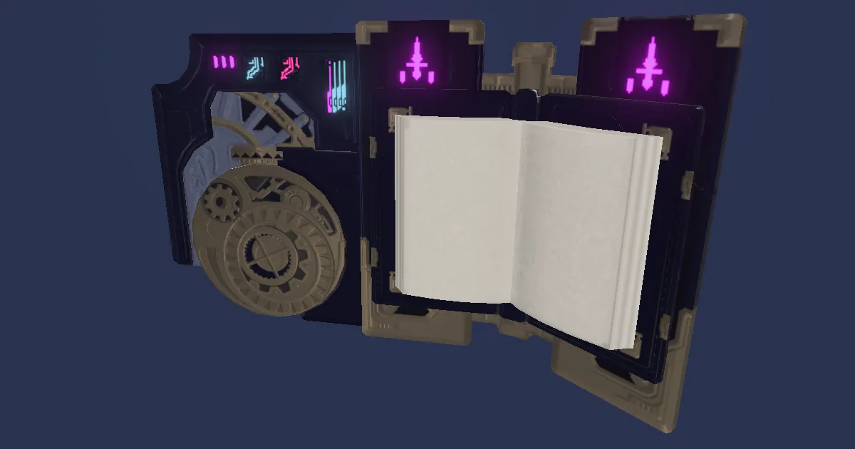 Book of Ra'Kaznar - 3D render