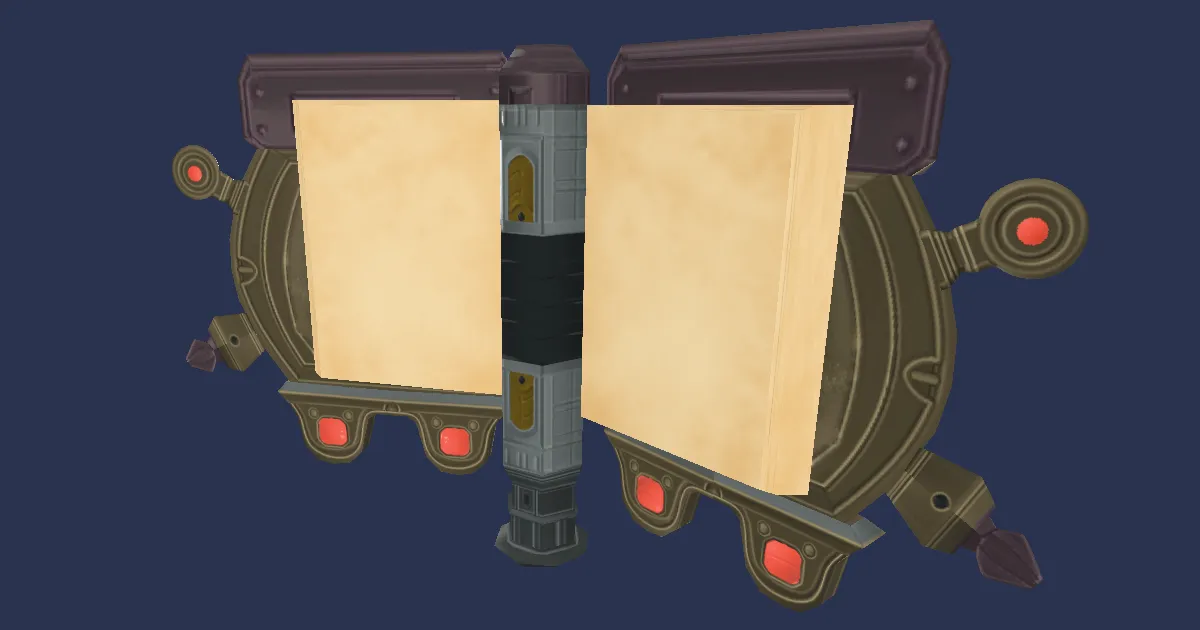 Rendu 3D de Codex nain en mithril noble