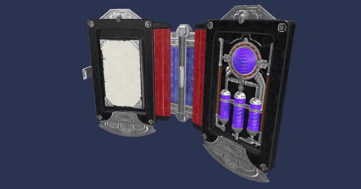 Bygone Brass Index - 3D render