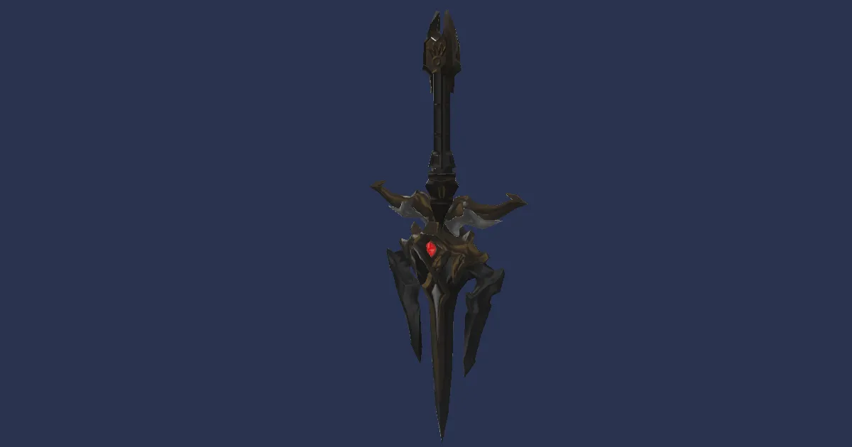 High Steel Main Gauches - 3D render
