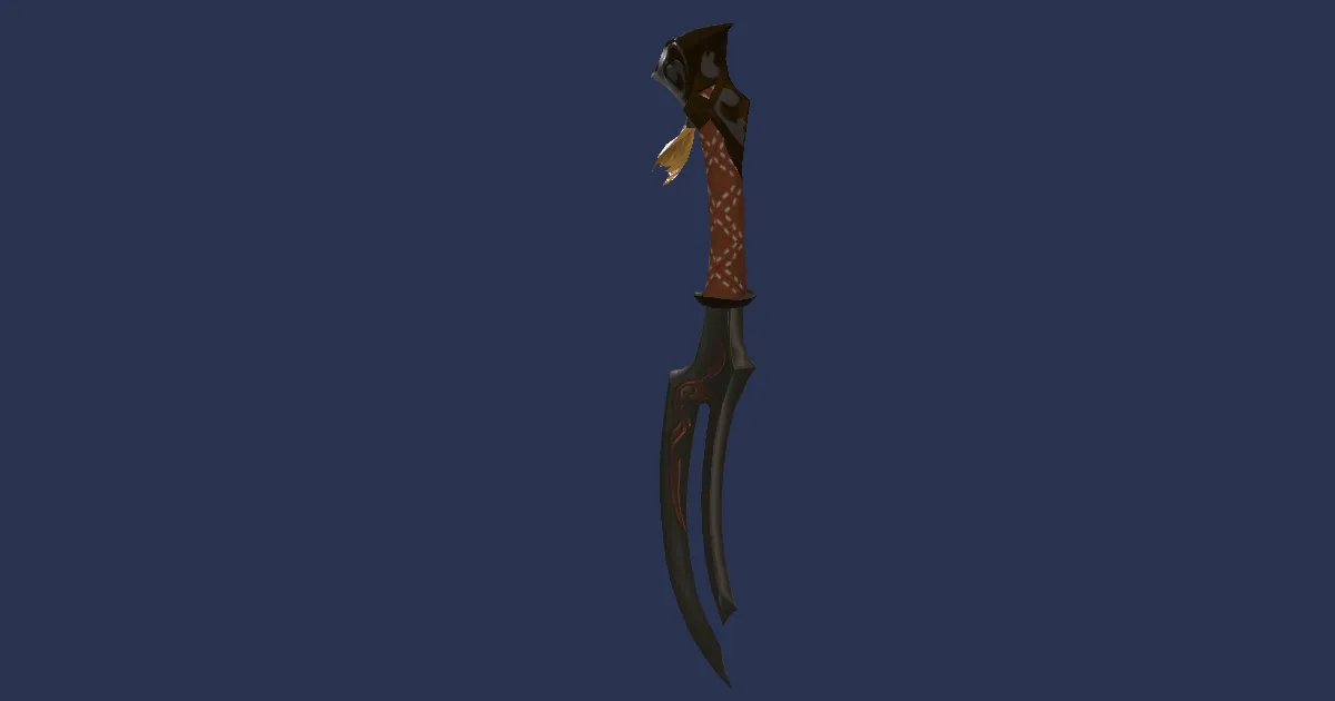 Titanbronze Daggers - 3D render