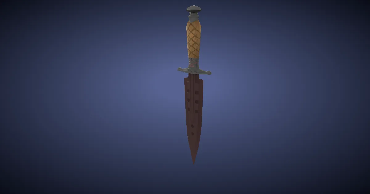 Bronze Baselards - 3D render
