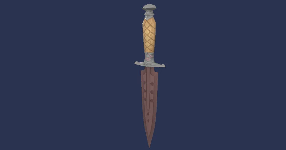 Bronze Baselards - 3D render