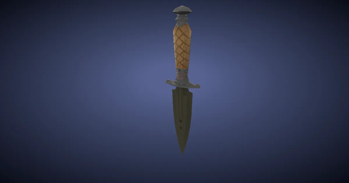Brass Daggers - 3D render