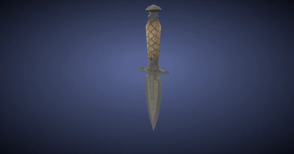 Weathered Daggers - 3D render