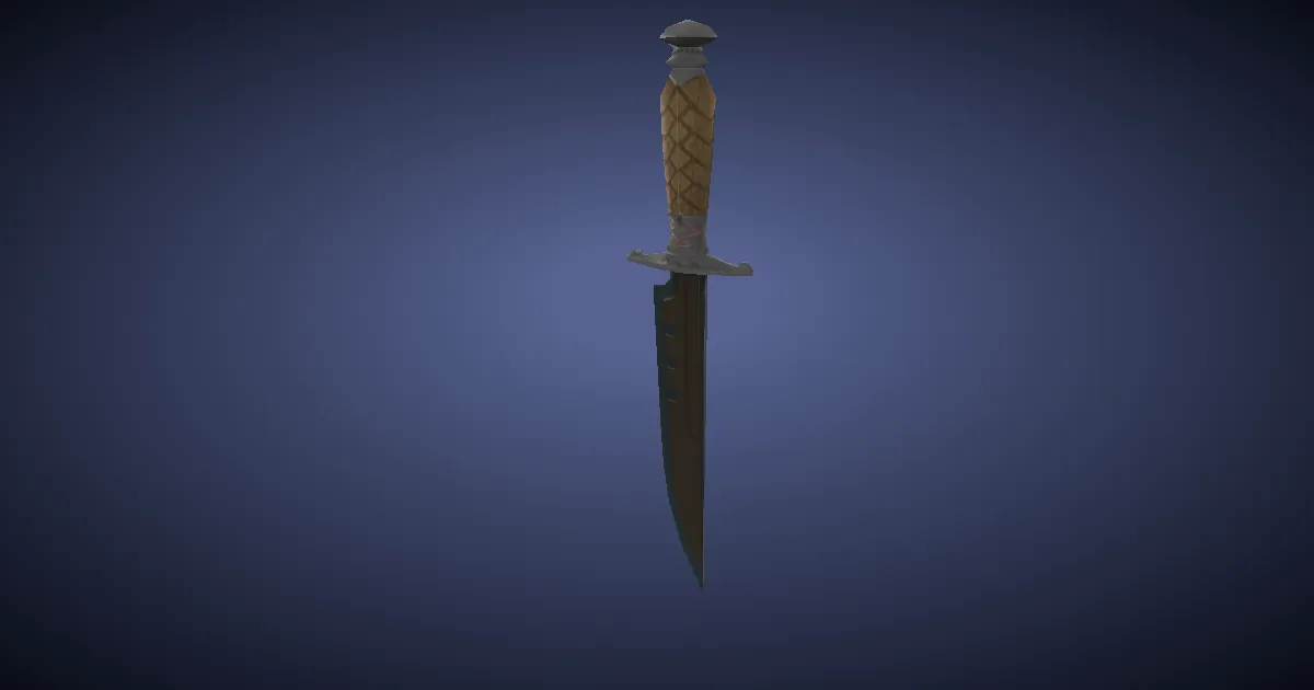 Rendu 3D de Couteaux en mithril