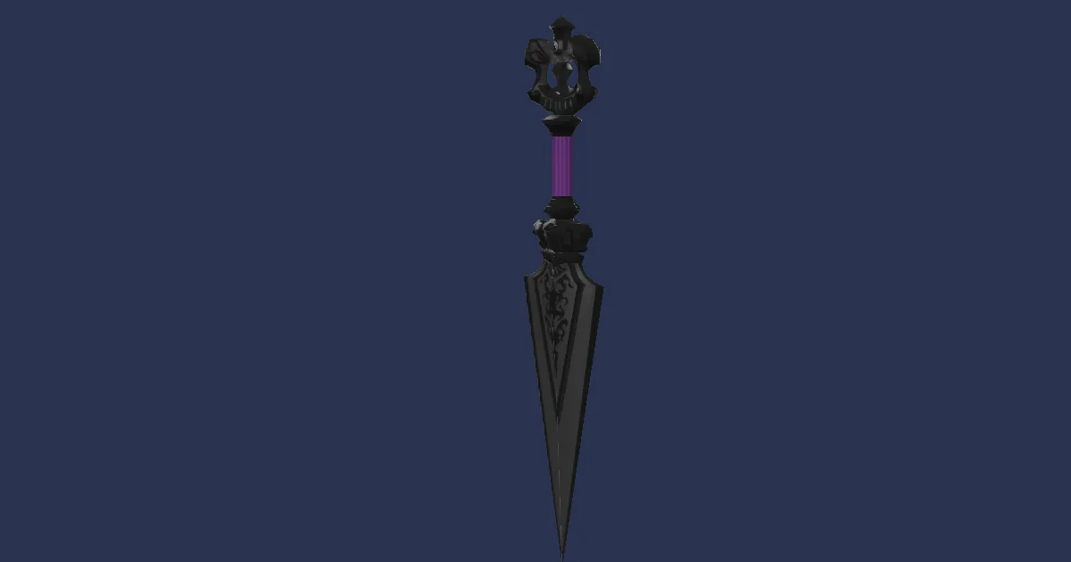 Molybdenum Daggers - 3D render