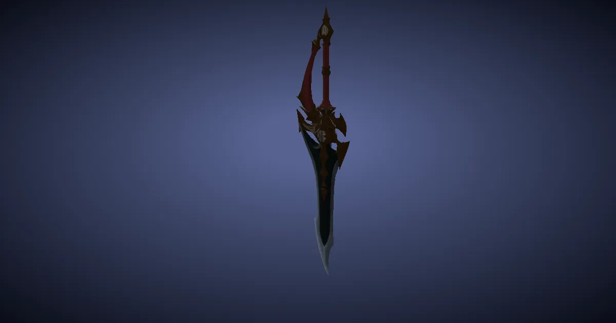Deepgold Daggers - 3D render