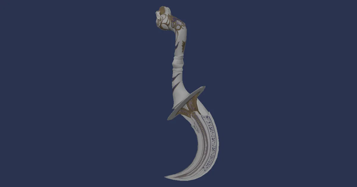 Byakko's Handscythes - 3D render