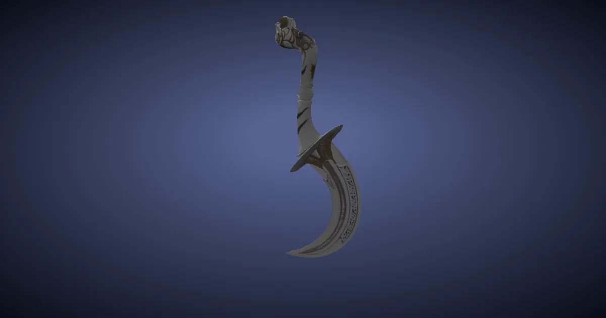 Byakko's Handscythes - 3D render