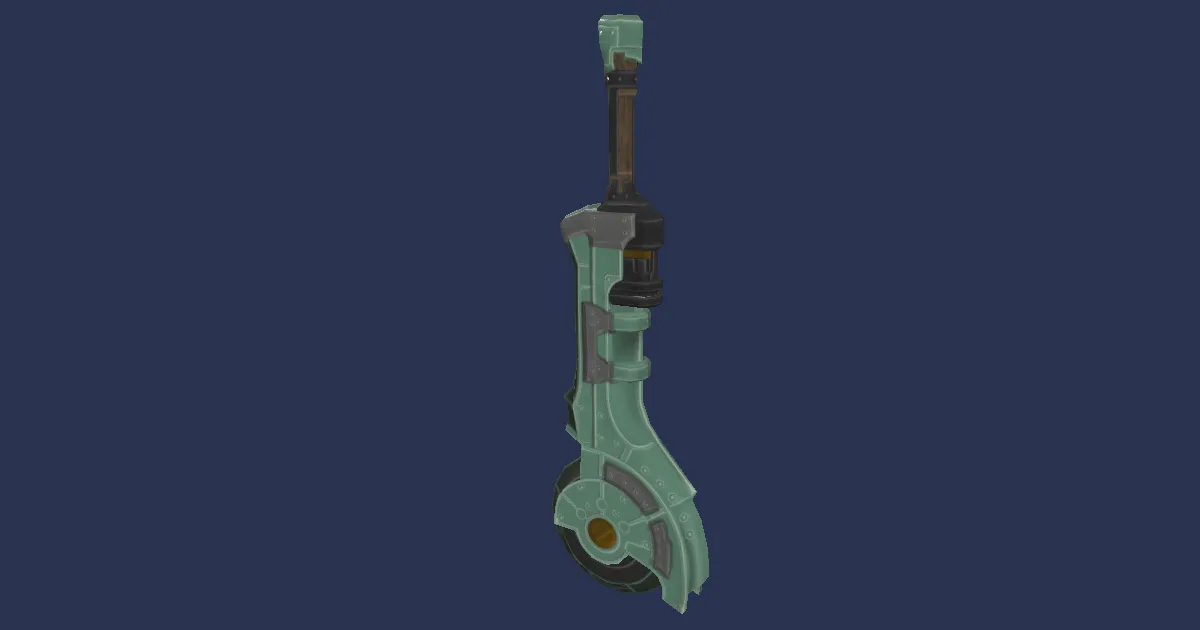 Dwarven Mythril Rotaries - 3D render