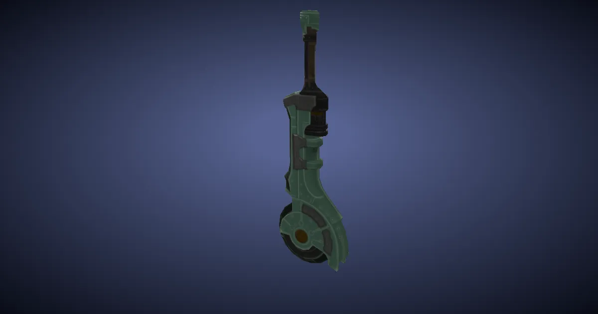 Rendu 3D de Rotolames naines en mithril noble