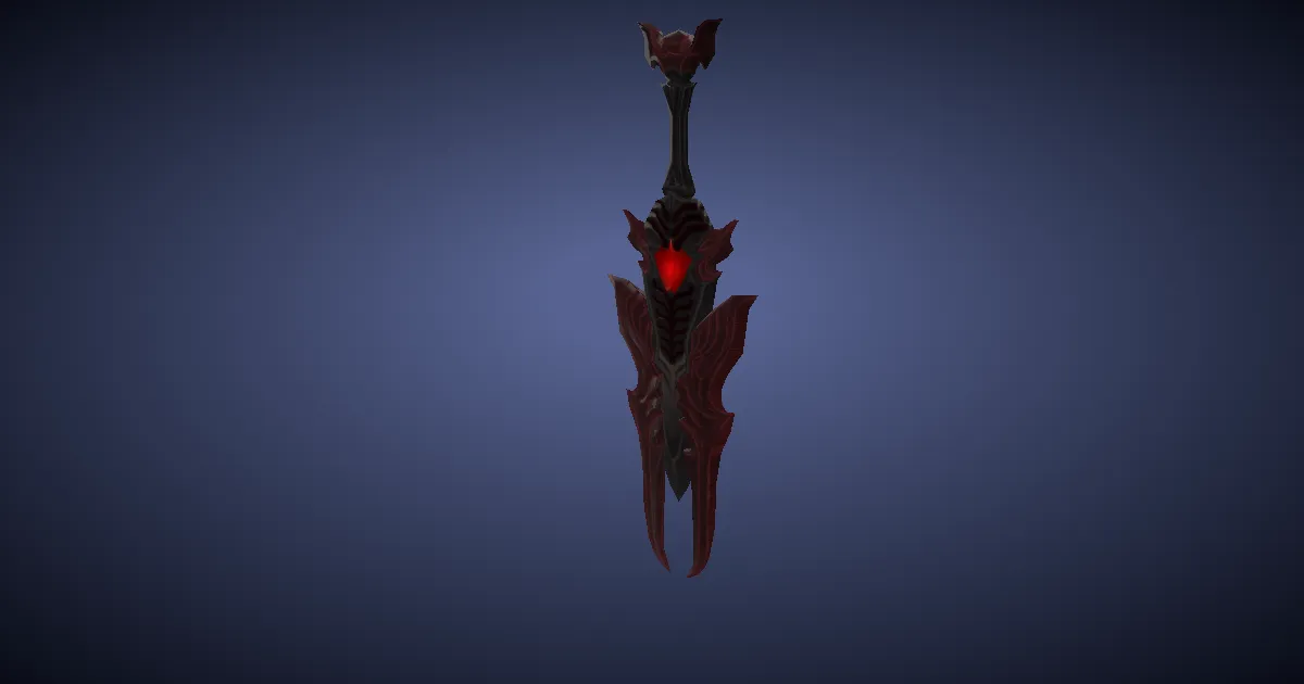 Ruby Daggers - 3D render