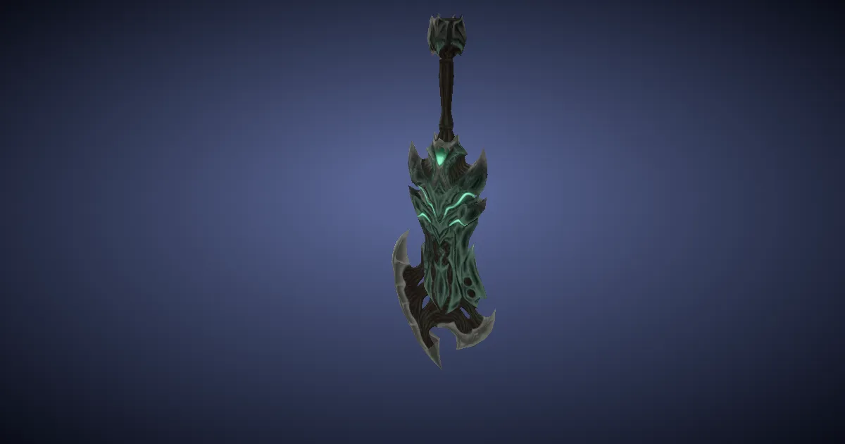 Emerald Cleavers - 3D render