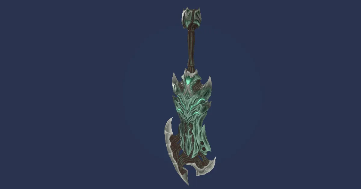 Emerald Cleavers - 3D render