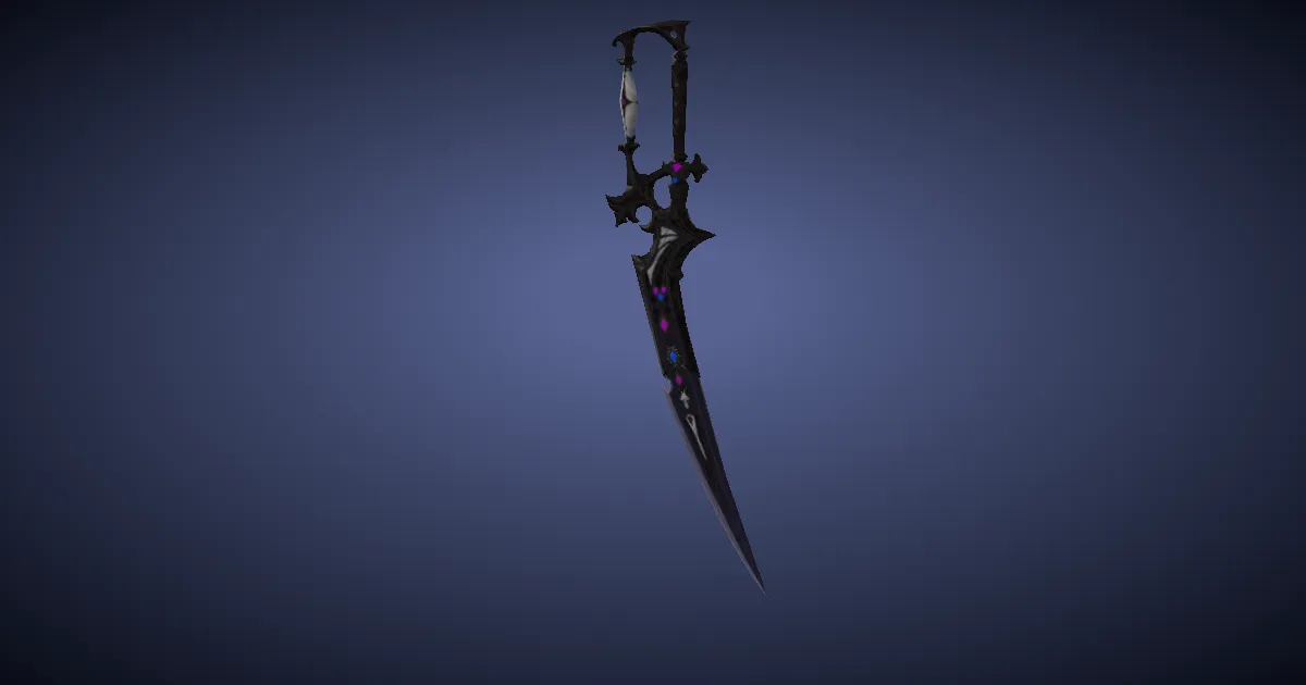 3D-Ansicht von Messer des Aufstiegs